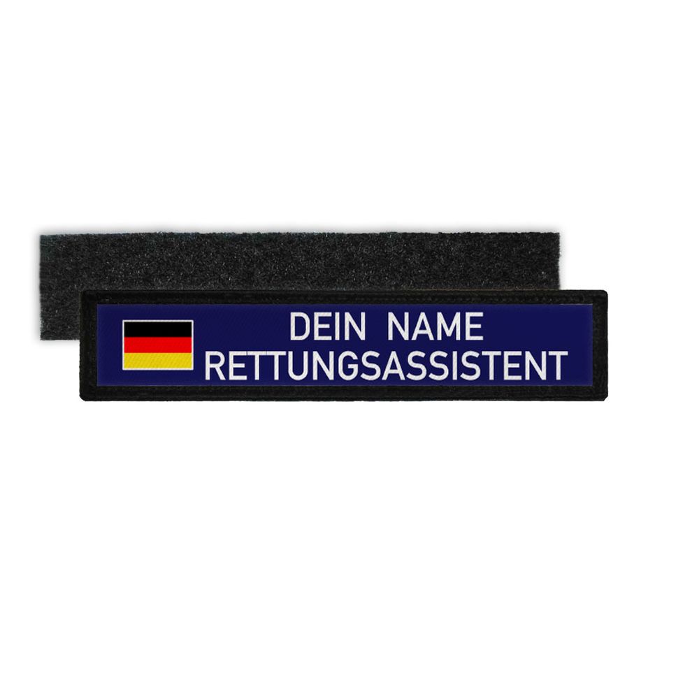 RETTUNGSASSISTENT Namen-Schild Patch Bundeswehr Sanitäter Notfall #32134