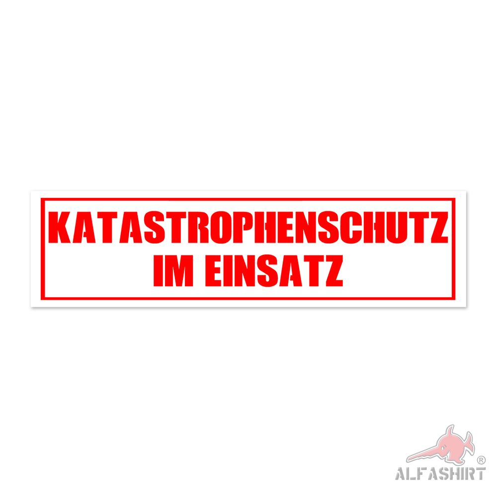 Magnetschild Katastrophenschutz im EINSATZ KAT Packliste #A6072