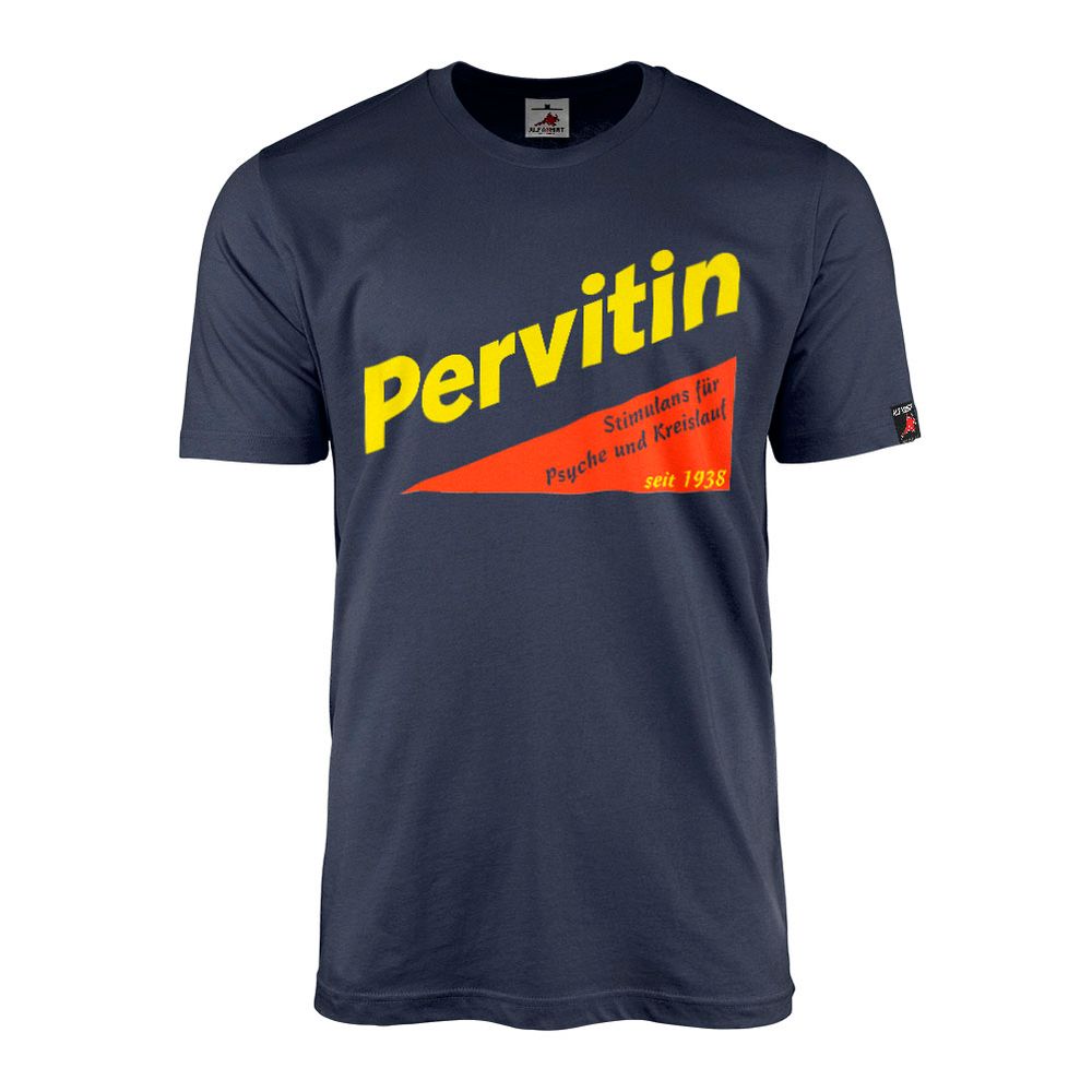 Pervitin Retro Advertising Shirt Jersey T-Shirt-#46742 Pervitin Retro Advertising Shirt Jersey T-Shirt-#46742