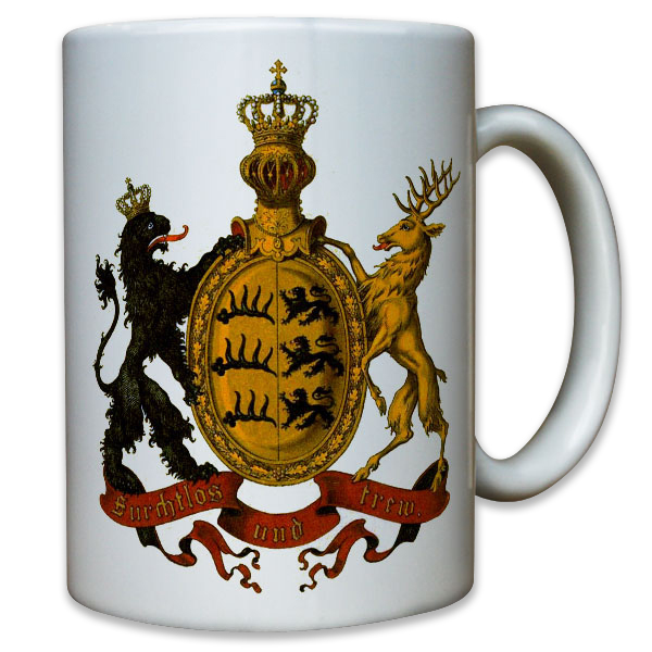 Baden Württemberg Preußen Staat Wappen -Tasse #9523