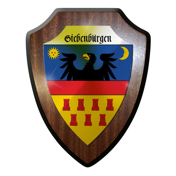 Wappenschild / Wandschild -Siebenbürgen Historisches Wappen 1659 bis 1867 #9842