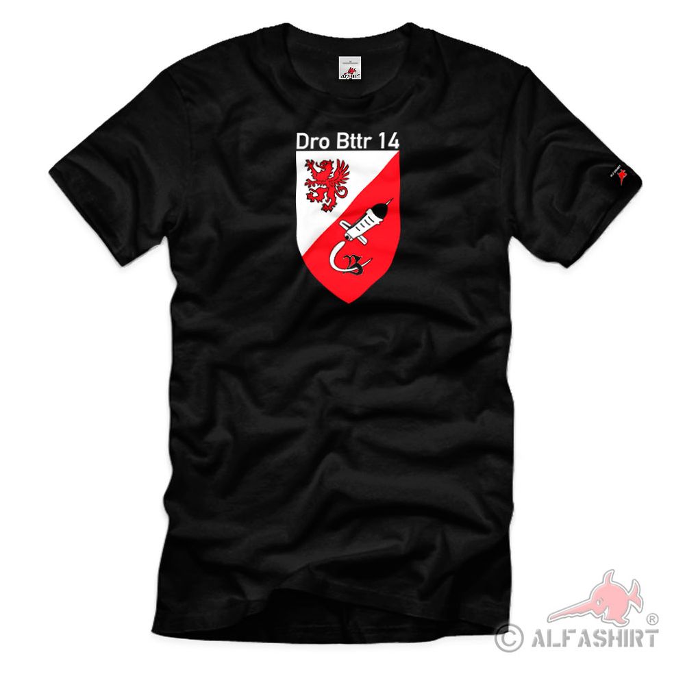 Dro Bttr 14 Drone Batteries German Armed Forces Military Unit Crest - T Shirt #2773