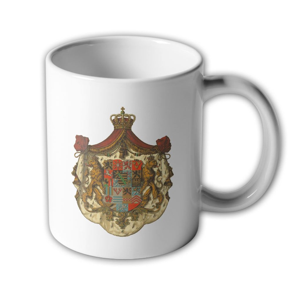 Tasse Herzogtum Sachsen-Coburg und Gotha Weimarer Republik Fahne  #9444