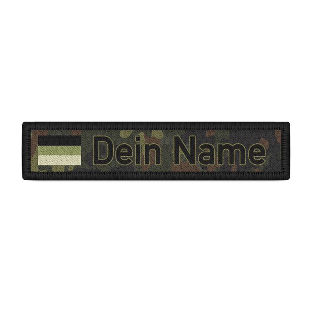 Name patch Bundeswehr name tag DIN font BW Velcro strips # 37500