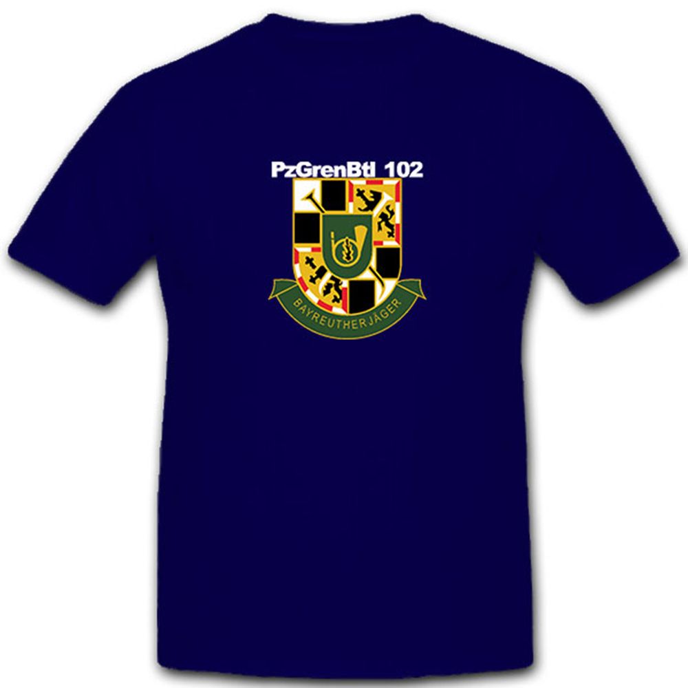 Panzergrenadier Btl 102 Bundeswehr PzGrenBtl Jäger - T Shirt #9803