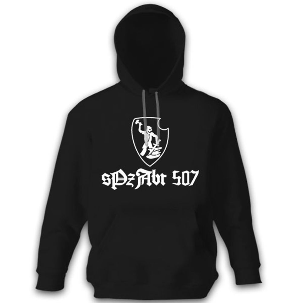 sPzAbt 507 schwere Panzer Abteilung 507 Schmied Wappen - Pullover Hoodie #12240