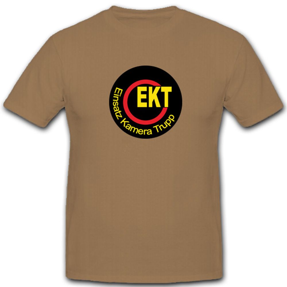 Bundeswehr Wappen Abzeichen Ekt Einsatz Kamera Trupp - T Shirt #4291