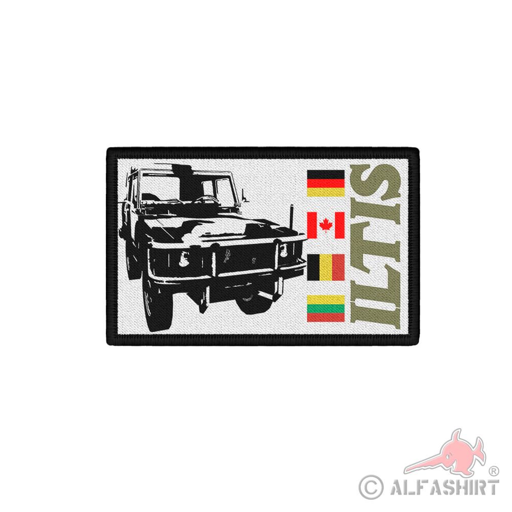 Patch 7,5x4,5 ILTIS Länder Typ 183 Bundeswehr Kanada Belgien Aufnäher #40258
