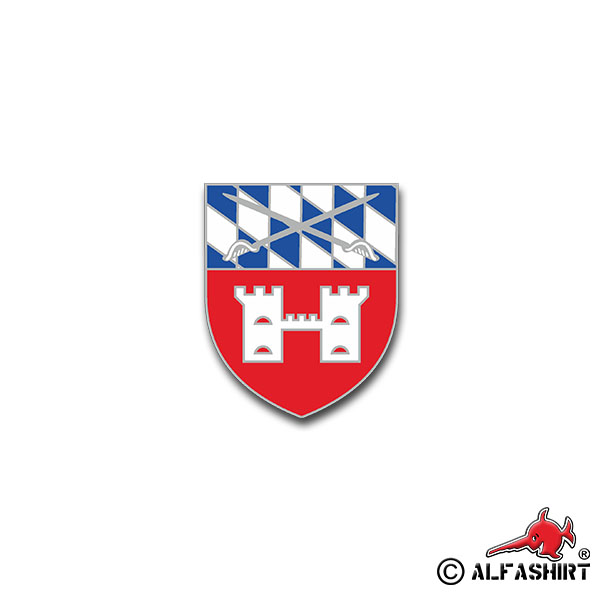 Sticker PzGrenBtl 11 Panzer Grenadier Hildesheim Army BW 7x6cm A1342
