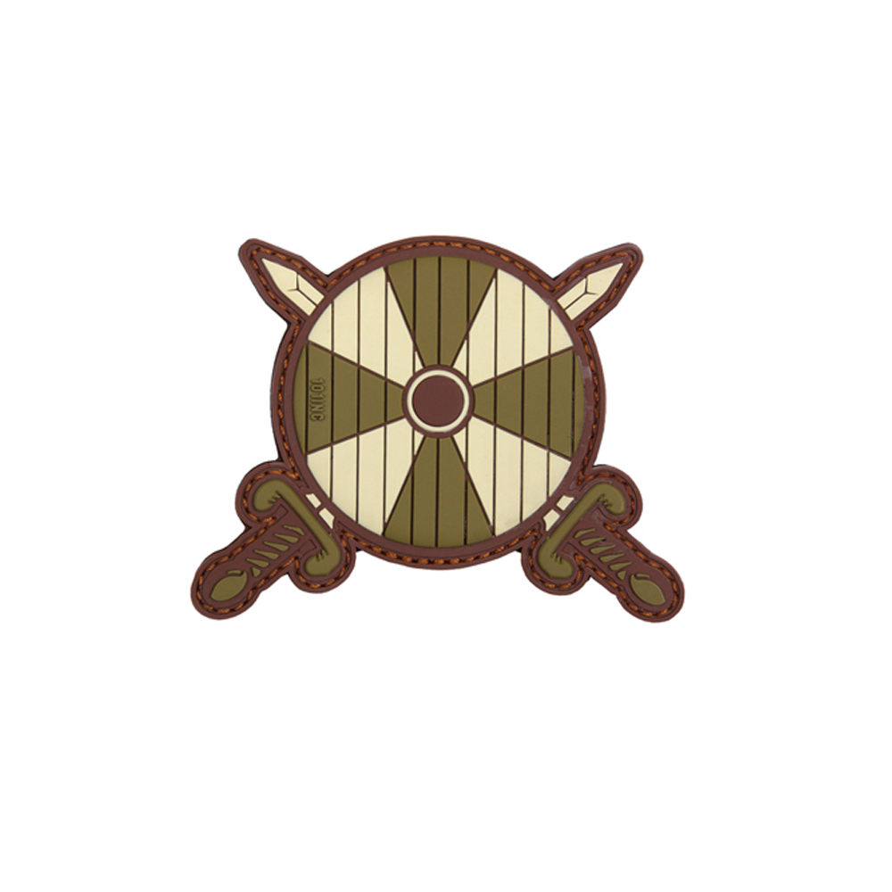 3D Rubber Vikinger Tactial Patch Krieger Wikinger Alfashirt Patch 7 x 9 cm#26950