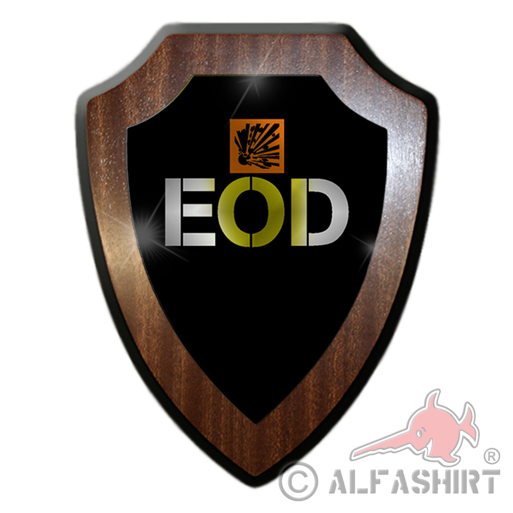 Heraldic shield EOD ordnance disposal Explosive Bundeswehr BW # 27965
