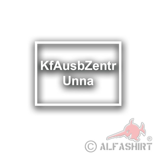 KfAusbZentr Unna Kraftfahrausbildungszentrum Tactical -15x11cm # A3686