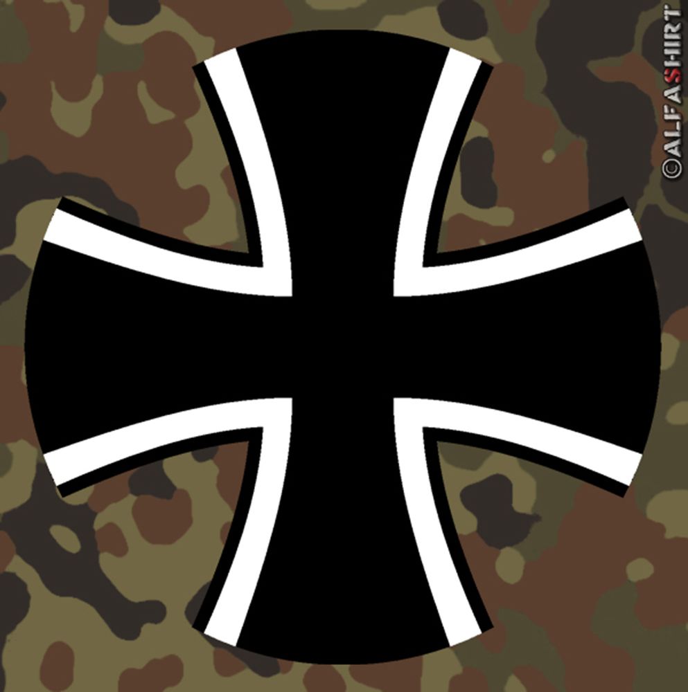 Sticker Military Cross Cross Beam Cross Military Type 8 10x10cm # A145
