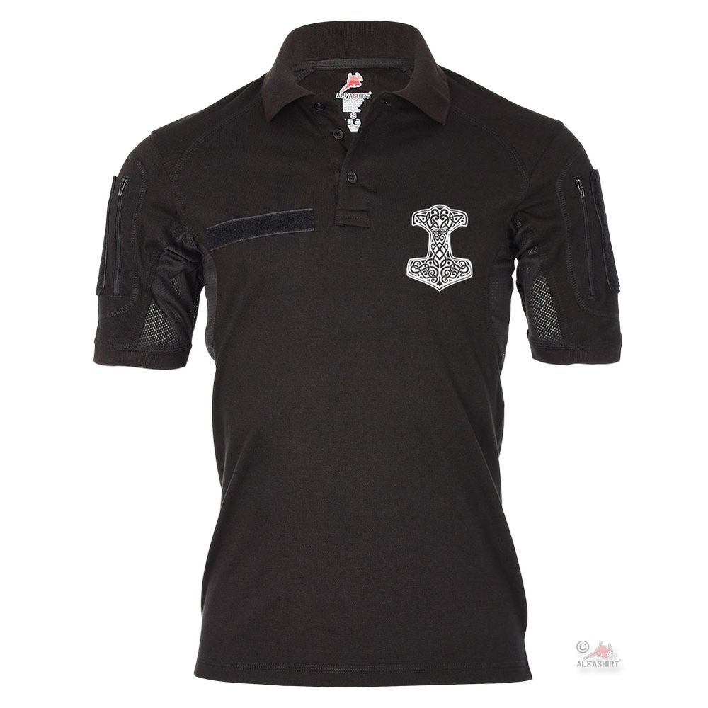 Tactical Poloshirt Alfa Thorshammer Vikings Donnergott Germanen #19368