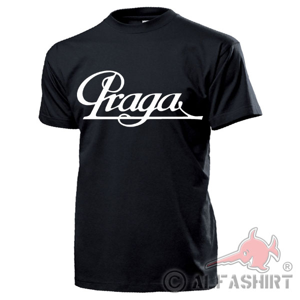 Praga Oldtimer Logo Auto Schriftzug Militärfahrzeug Tschechien T Shirt #17786