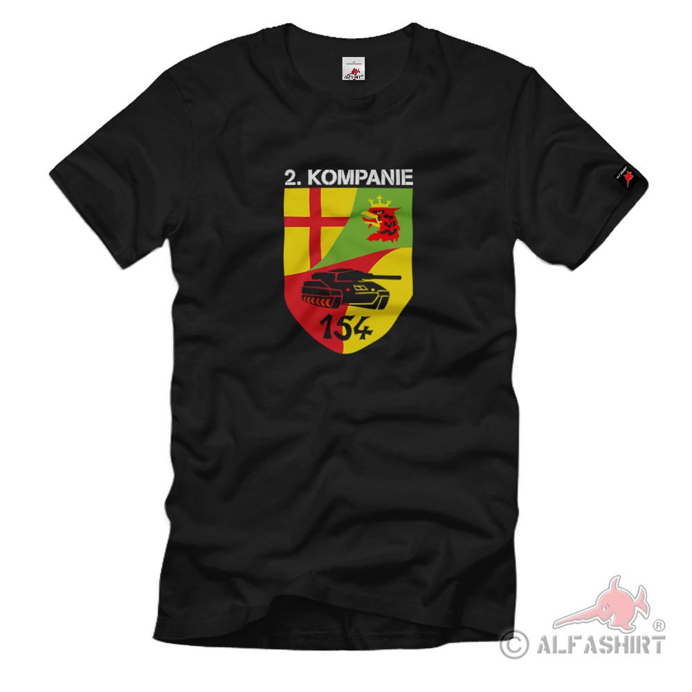 2 154 Pzbtl Westerburg Westerwald Instandsetzung Stab  T Shirt #1976