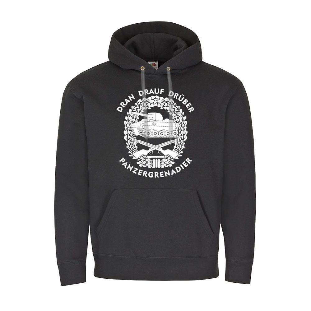 Panzergrenadier Bundeswehr PzGren Barettabzeichen Grenni Kapuzenpullover #12705