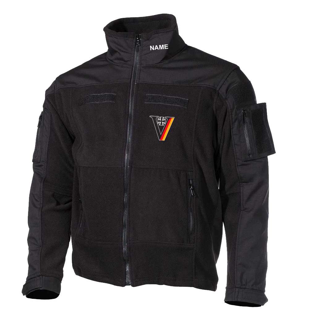 FleeceJacke Bundeswehr BW Veteran Logo BW Kreuz Heer Marine Kameradschaft #47111