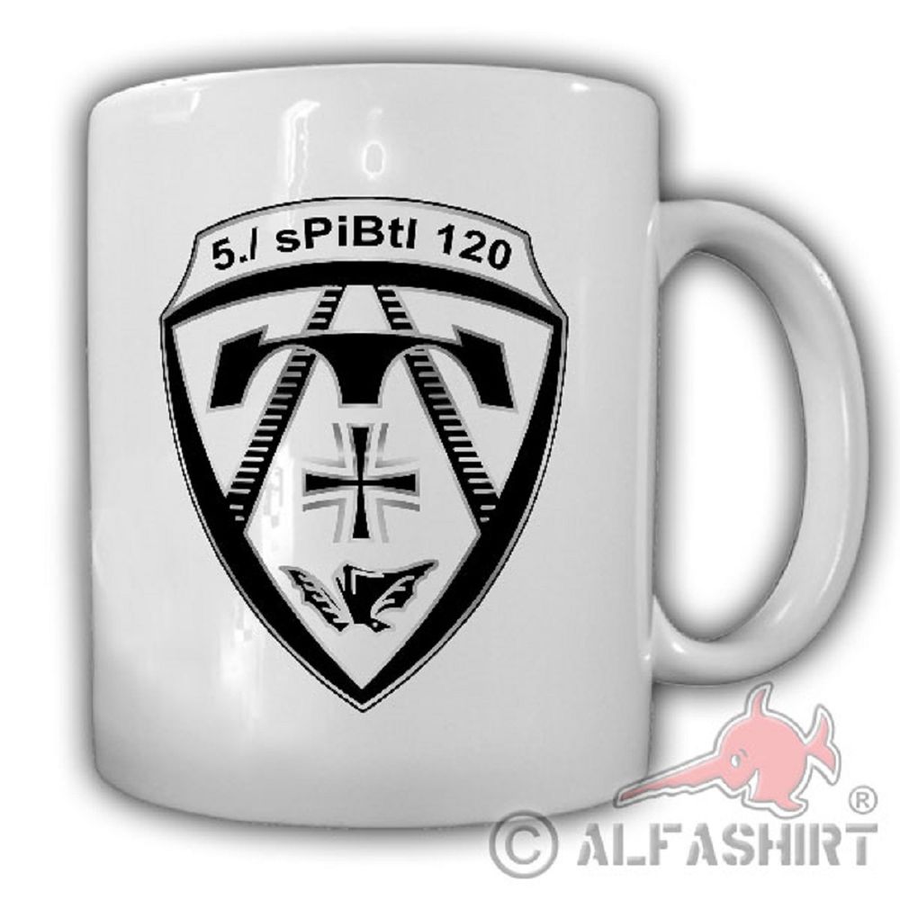 5 Kompanie sPiBtl 120 schweres Pionier Bataillon Einheit Tasse Becher #19747