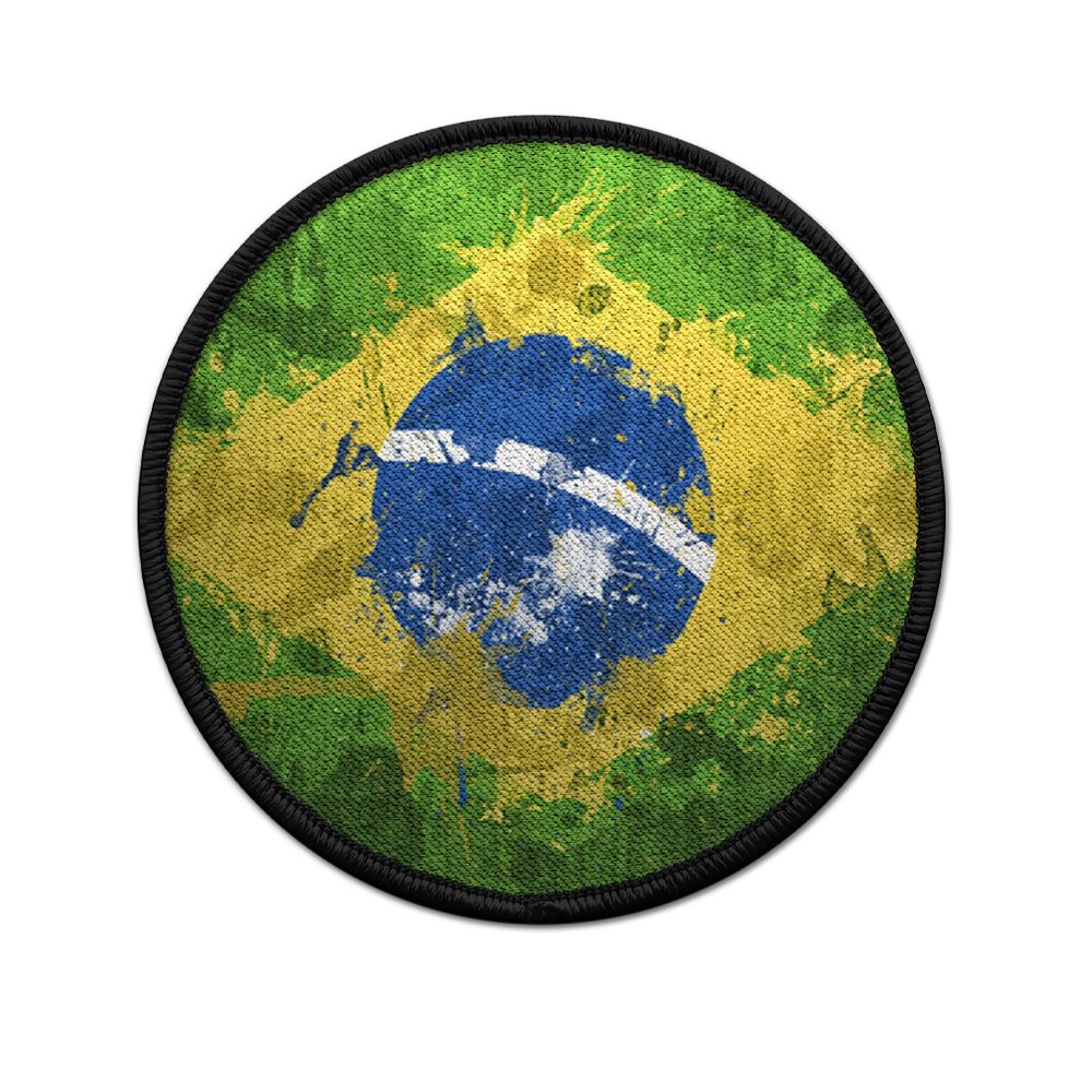 Patch Brasil Brasilien República Federativa do Brasil Portugiesisch Emblem 20552
