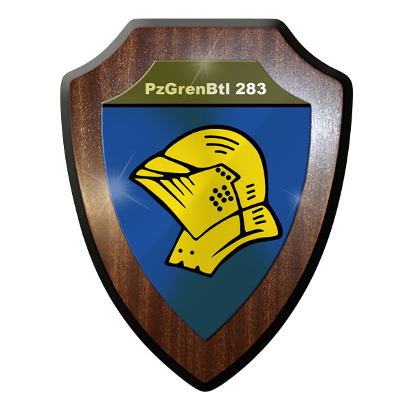 Wappenschild / Wandschild / Wappen - Panzer Grenadier Bataillon 283 #10181 w