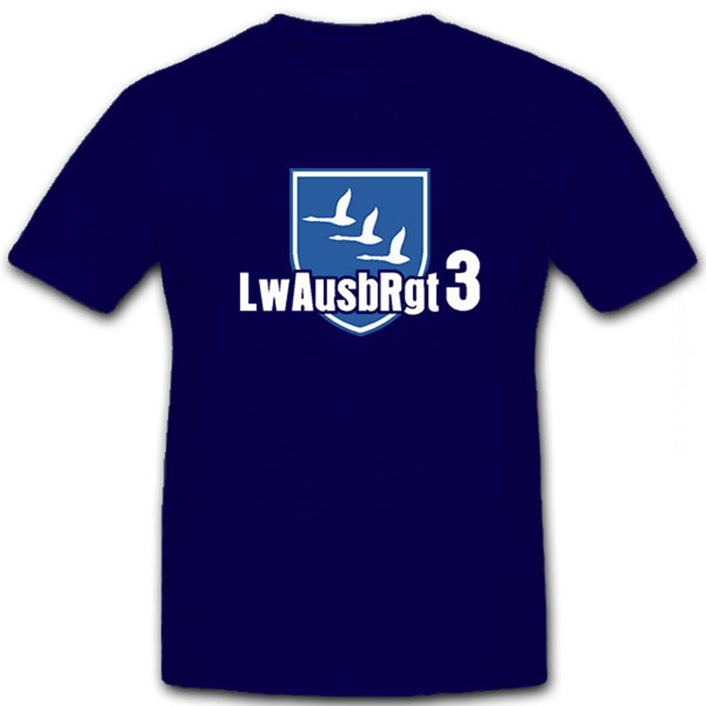LwAusbRgt 3 Luftwaffenausbildungsregiment Bundeswehr Wappen - T Shirt #12754