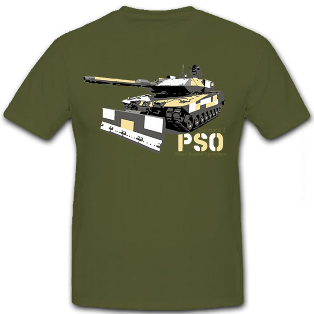 Leopard Leo PSO Bundeswehr Bw 2A7+Panzer Panzerkampfwagen - T Shirt #8453