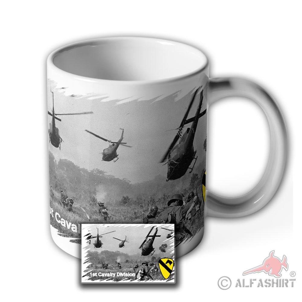 1st Cavalry Division US Vietnam Krieg Nam Foto Militär Armee - Tasse #6222