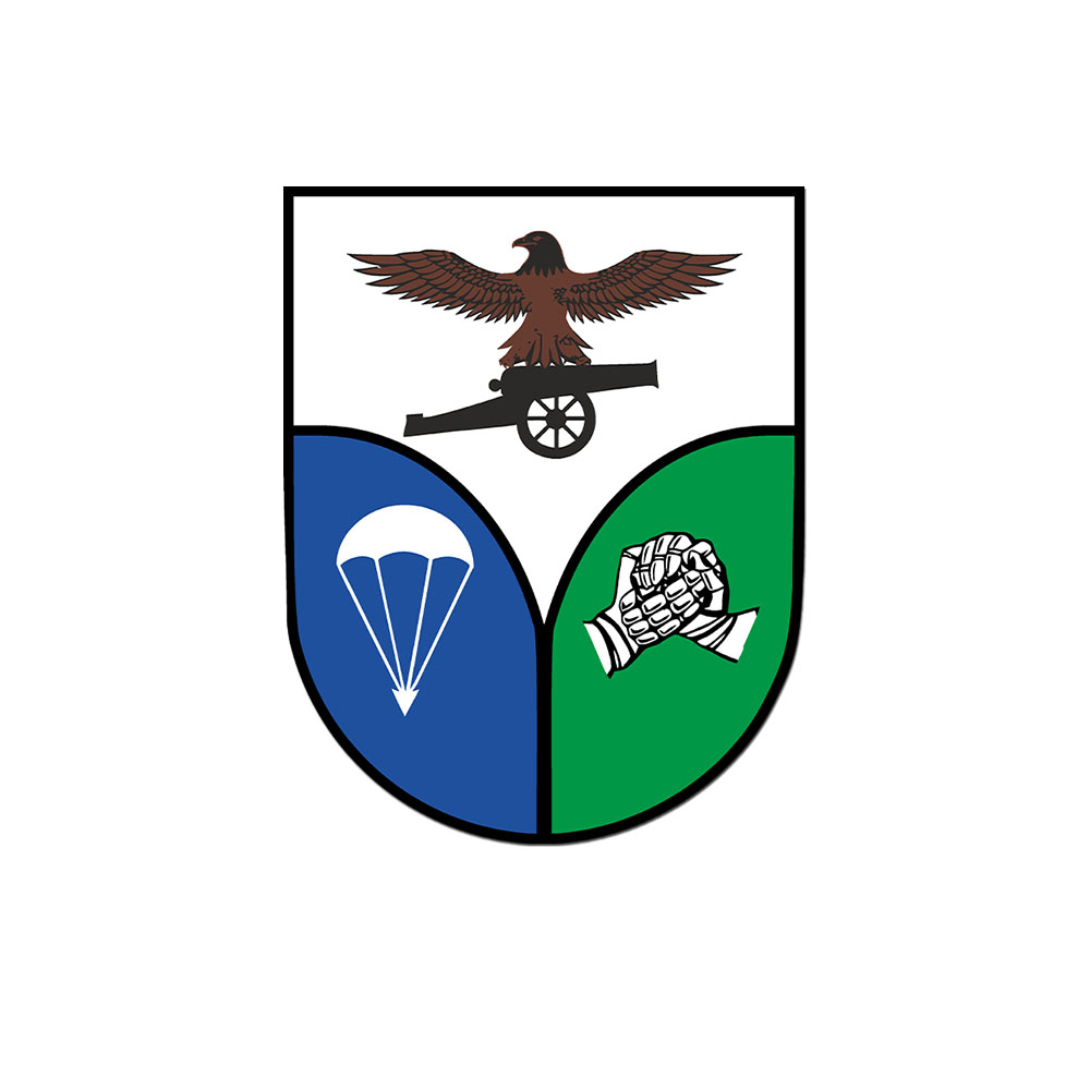LLArtBttr 9 Airborne Artillery Battery 9 AMF Bundeswehr Sticker 7x5cm # A5611