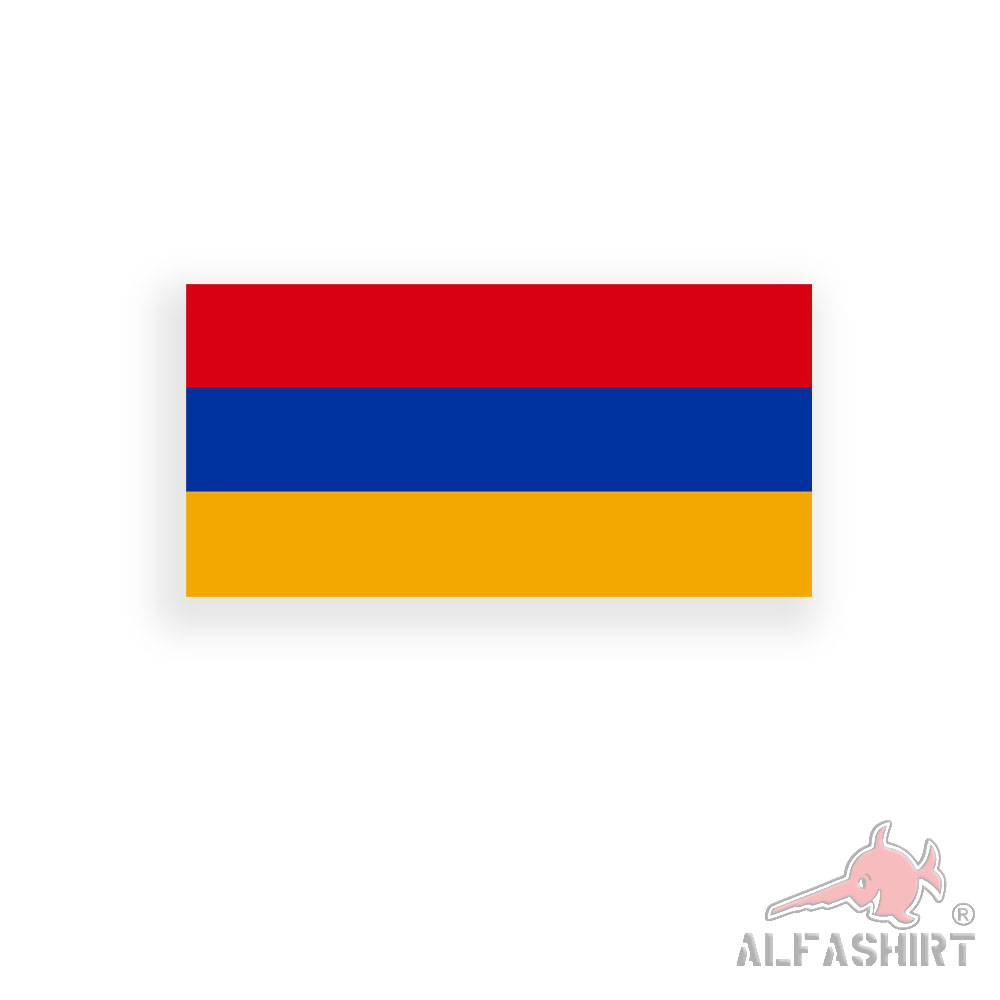 Aufkleber/Sticker Armenien Republik Armenisch Jerewan System 7x3,5cm A2977