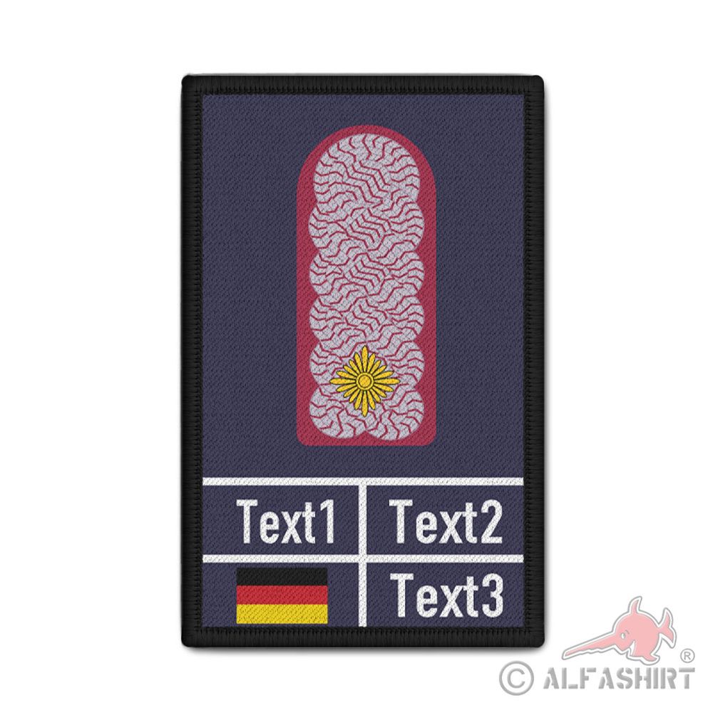 Rank patch fire department Saxony Anhalt rank fire inspector #42459