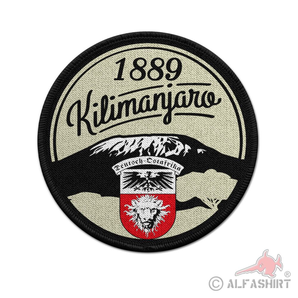 9cm patch Kilimanjaro 1889 Kilimanjaro German East Africa Expedition # 37174