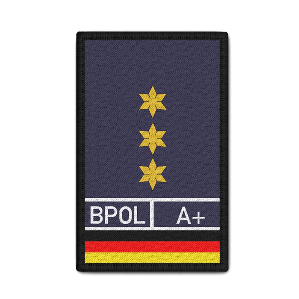 Polizeidirektor Patch PD PDin Dienst Dienstkleidung Abzeichen Rank 9,8x6cm#31663