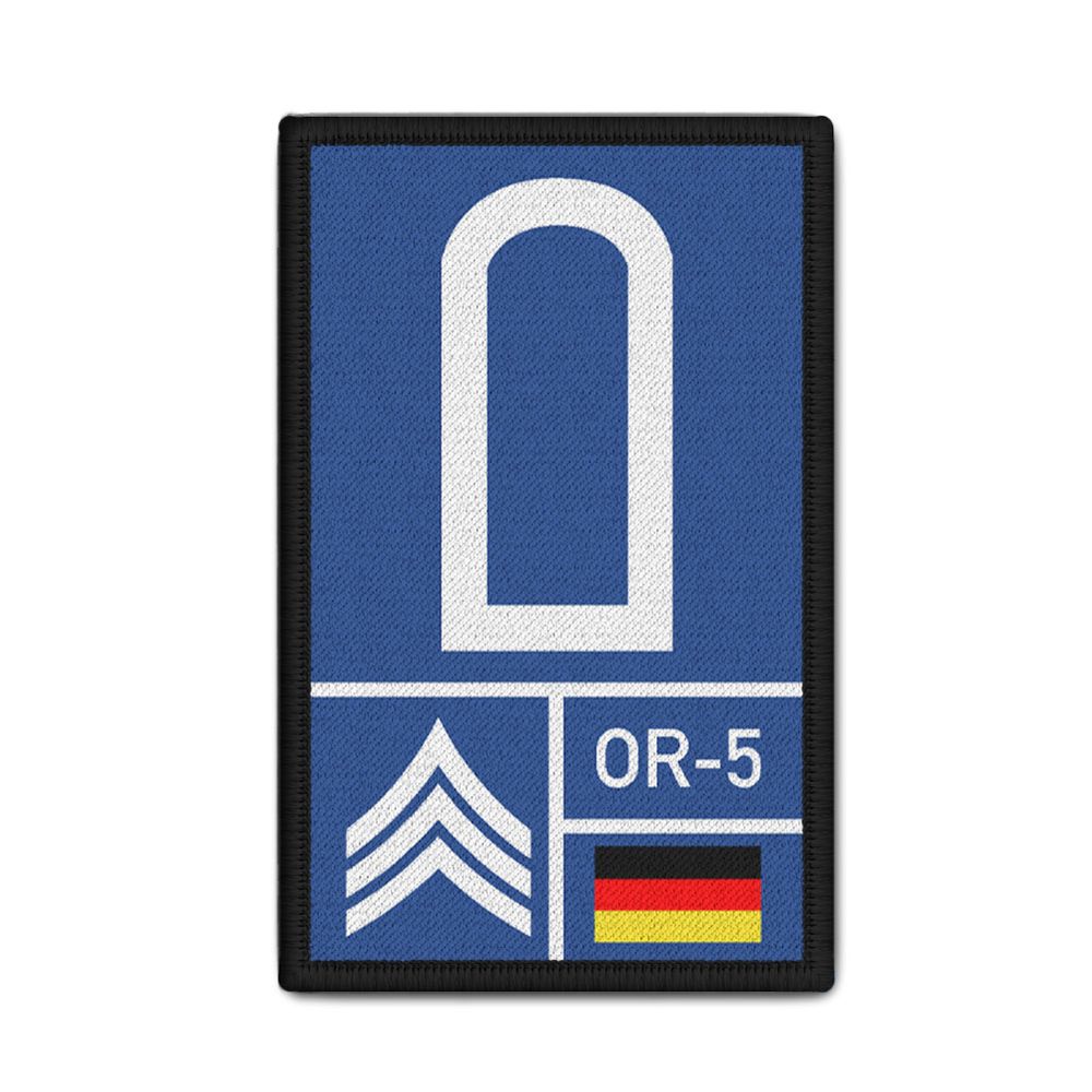 Rank Patch Bundeswehr Heer Luftwaffe Marine Navy Blau #BW-Patch