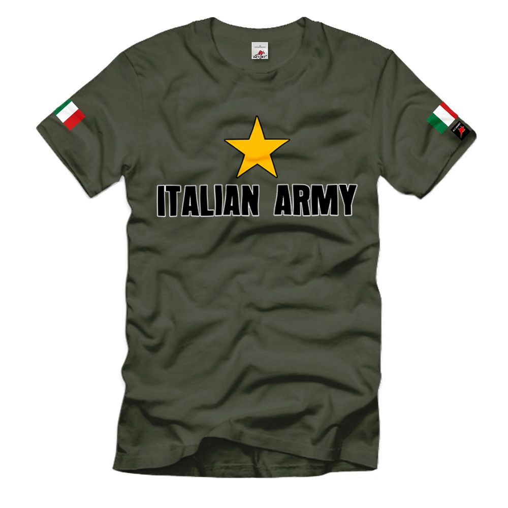 Italian Army Infantry Italian Army Star Italy T-Shirt #27145