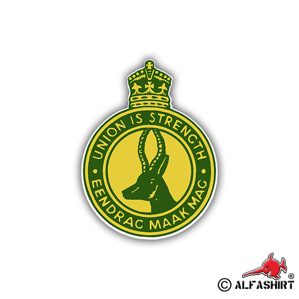 Aufkleber/Sticker The Union Defence Force African Army Wappen 7x5cm A783