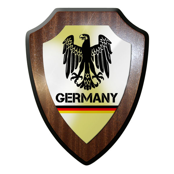 Wappenschild / Wandschild - Germany Bundesadler Deutschland Flagge #11895