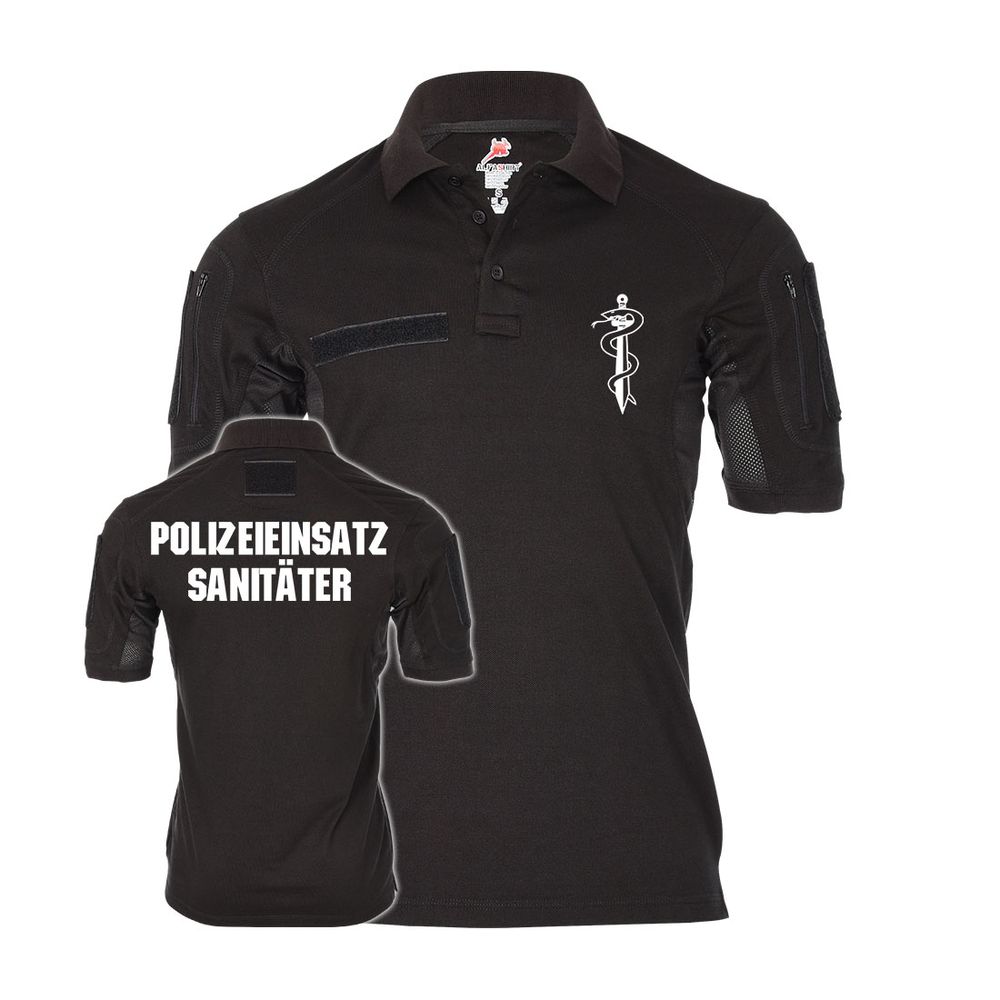 Tactical Polo Polizeieinsatz Sanitäter Polizei Rettungskraft T-Shirt#33049