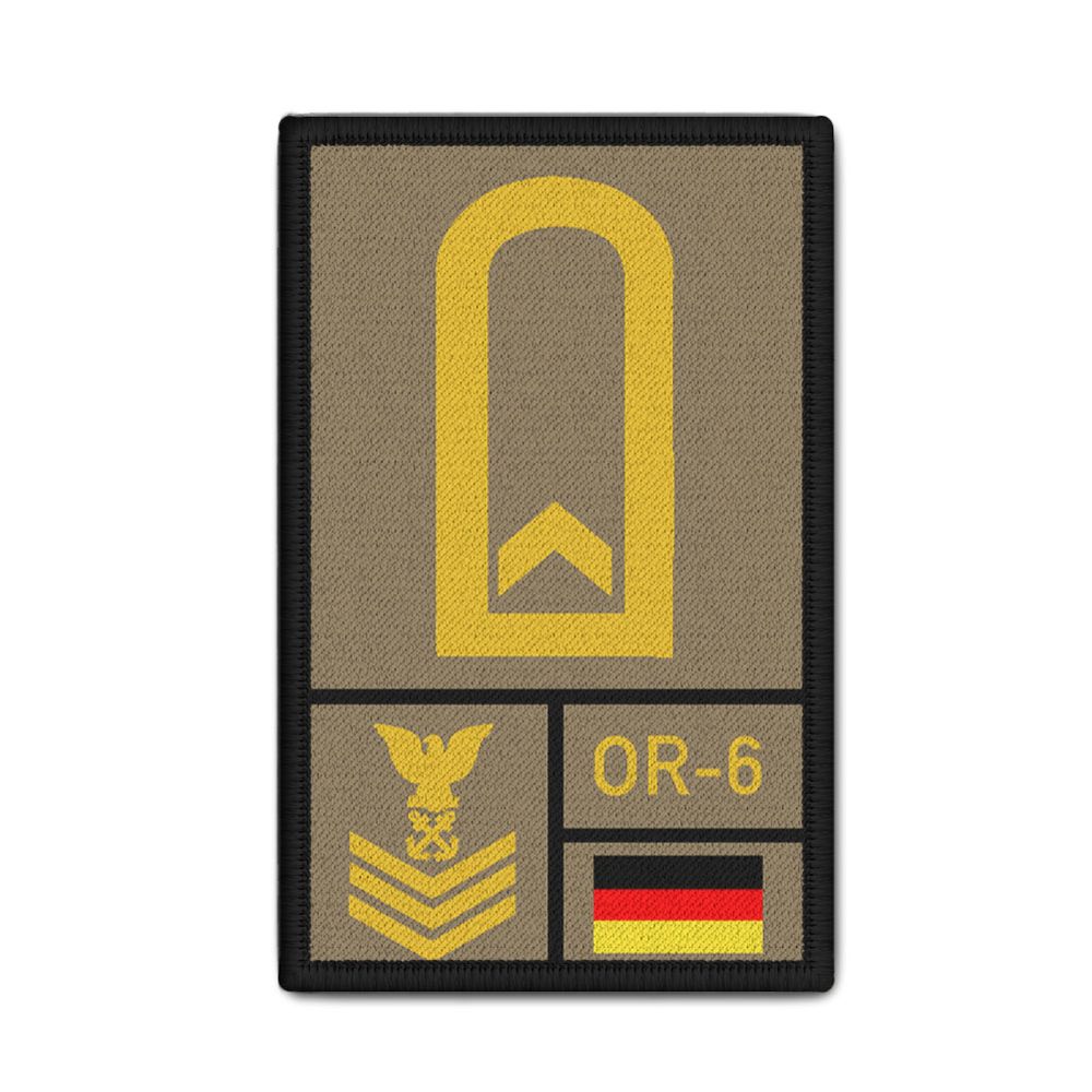 Rank Patch Bundeswehr Heer Luftwaffe Marine Sand #BW-Patch