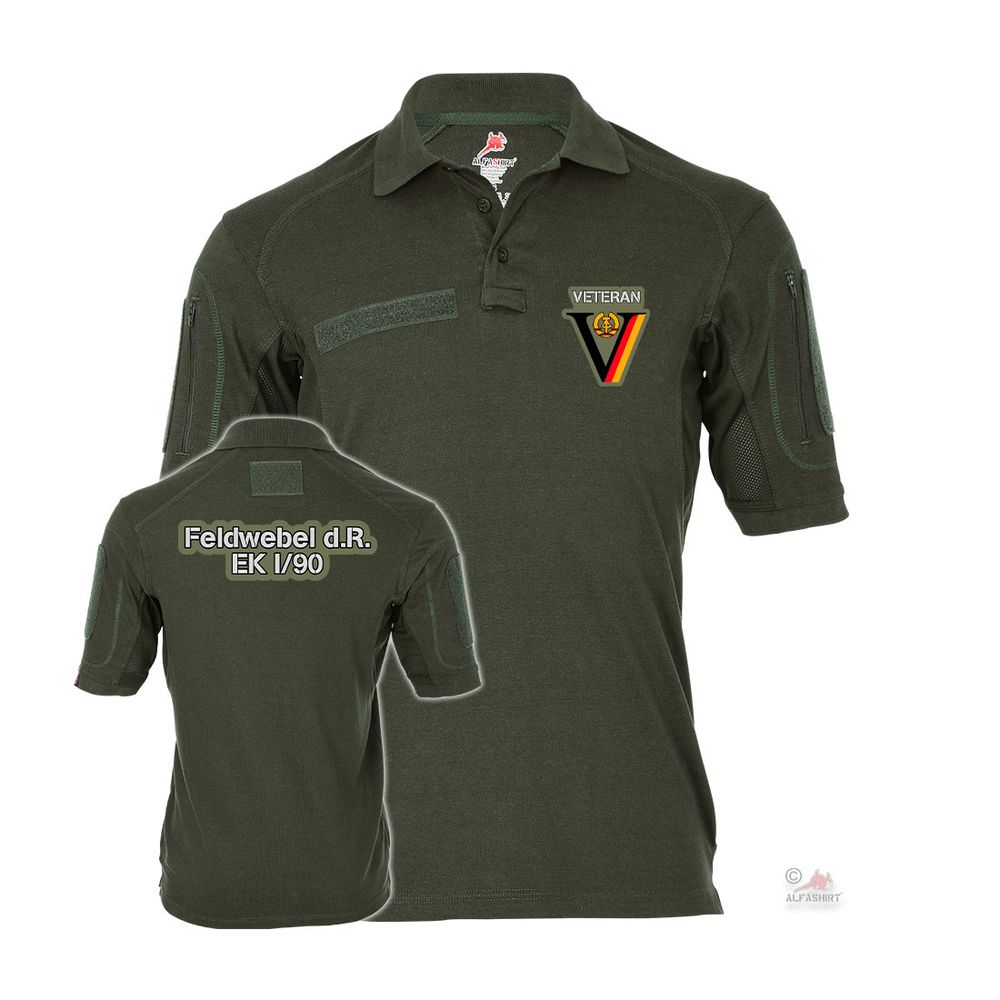 Tactical polo shirt veteran GDR NVA sergeant of the reserve EK I 90 military #44426