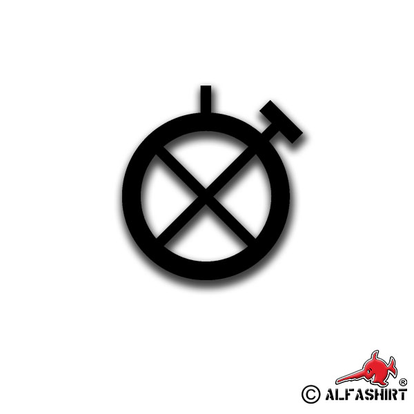 Sticker Kradschützen Kompanie Tactical Sign R75 5x4,6cm A627