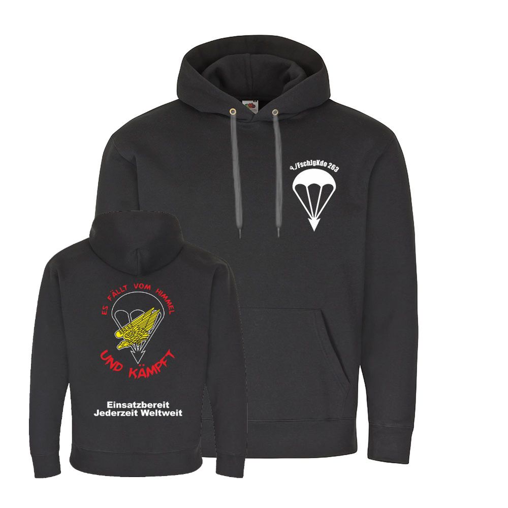 4 FschJgKdo 263 EGB Zug Fallschirmjäger Bataillon Kommando Pullover #32736