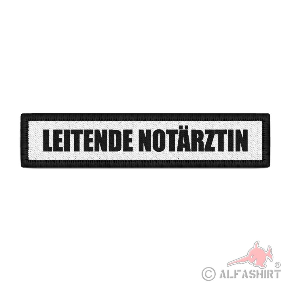 Patch Leitende Notärztin LNA Rettungsdienst Aufnäher #40366
