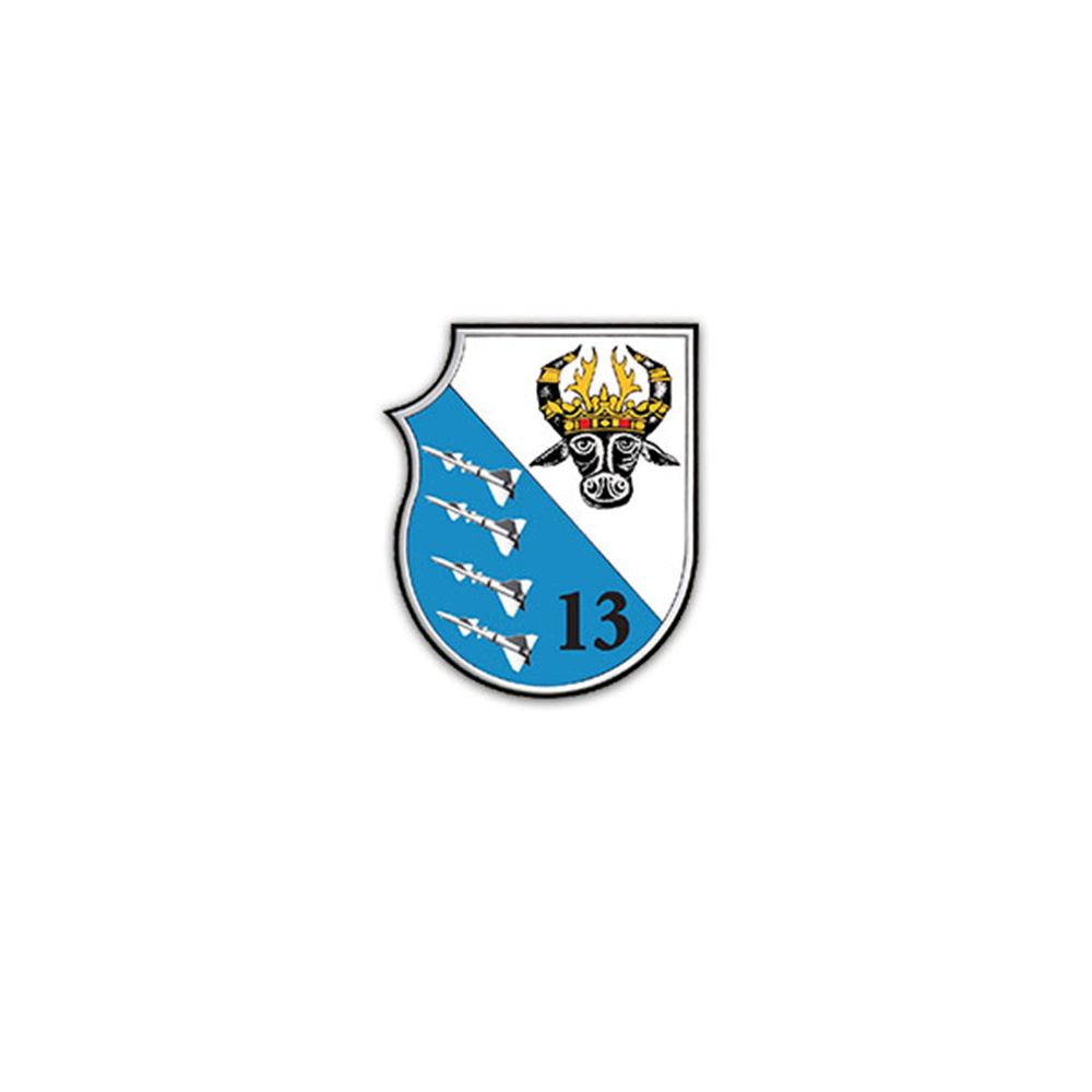 Sticker FRR 13 anti-aircraft missile regiment Luftwaffe military 6x7cm A2896