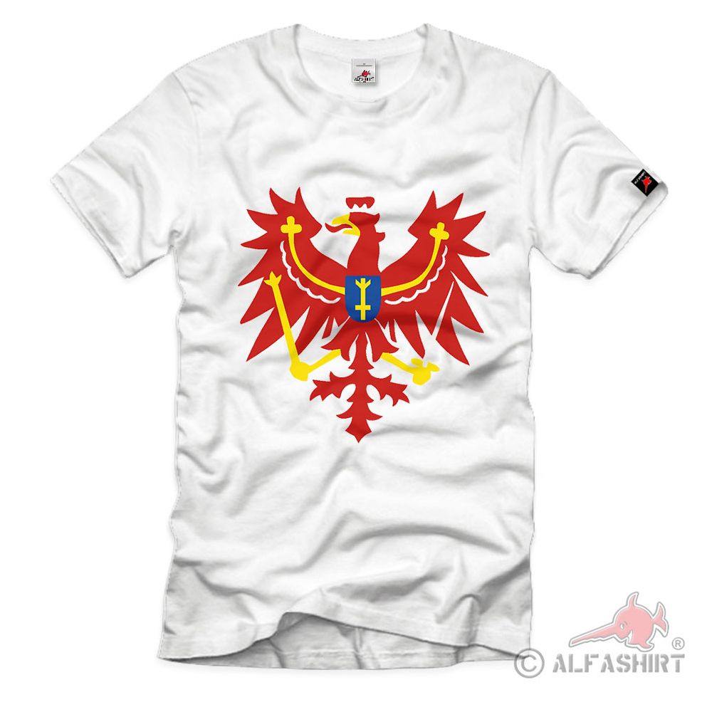 Alter Brandenburger Adler Wappen Emblem Abzeichen Symbol - T Shirt #3097