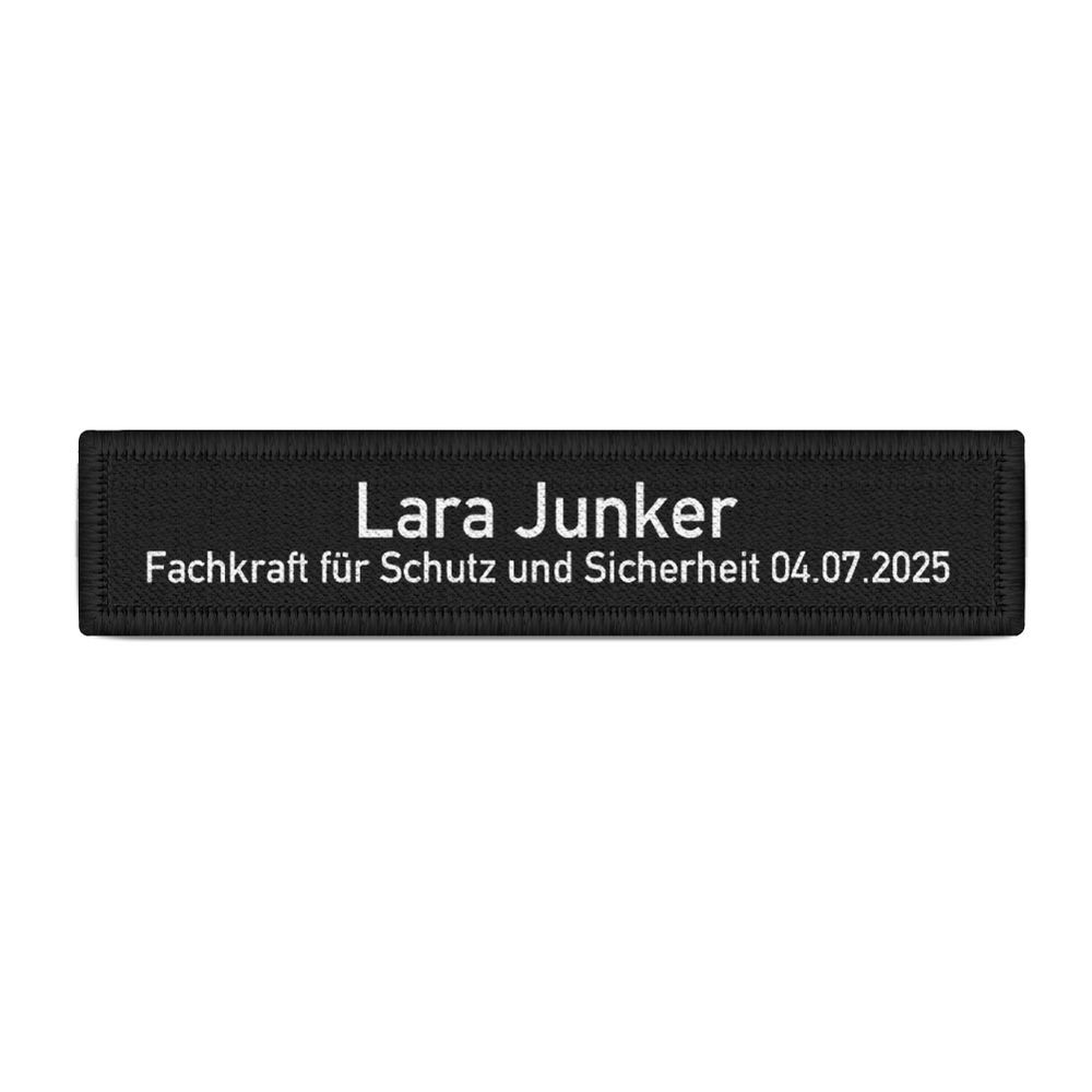 Namenspatch Fachkraft für Schutz und Sicherheit #K03352