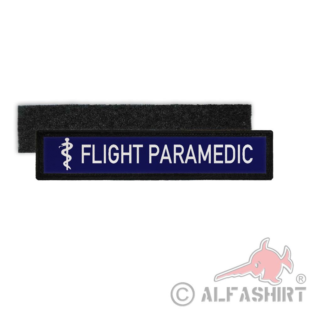 Namenschild Äskulap FLIGHT PARAMEDIC