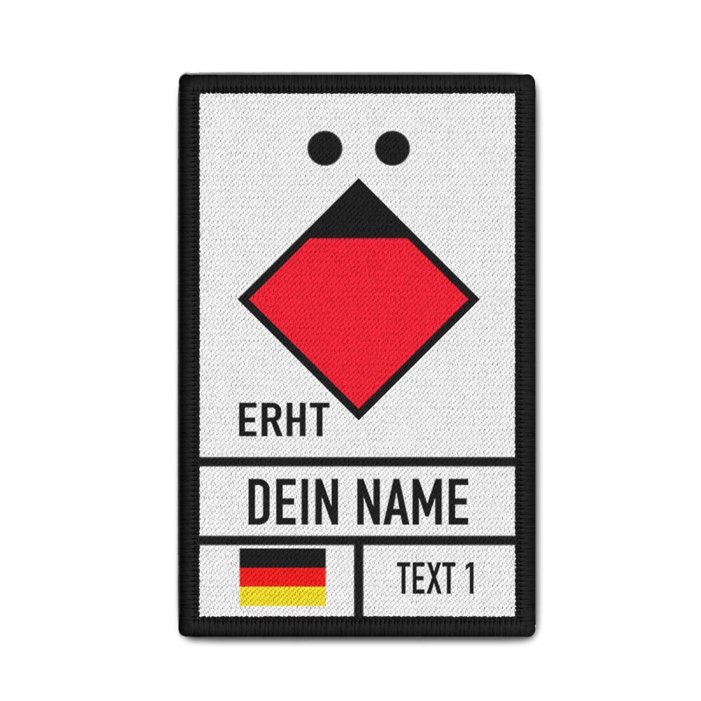 Patch Gruppenführer ERHT Sanitäter Notfall Notruf Einheitenführer Rettung #46312