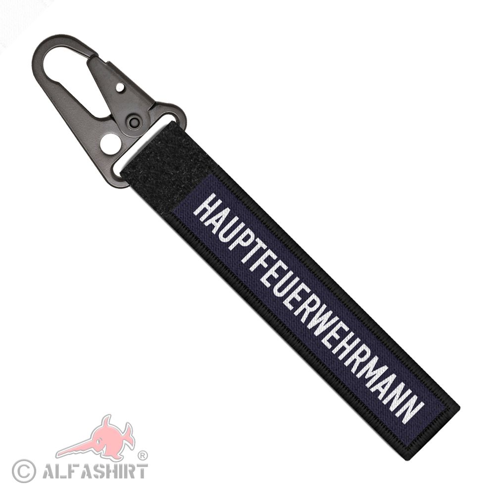 Tactical Keychain Main Fireman Rank Fire Department # 37882