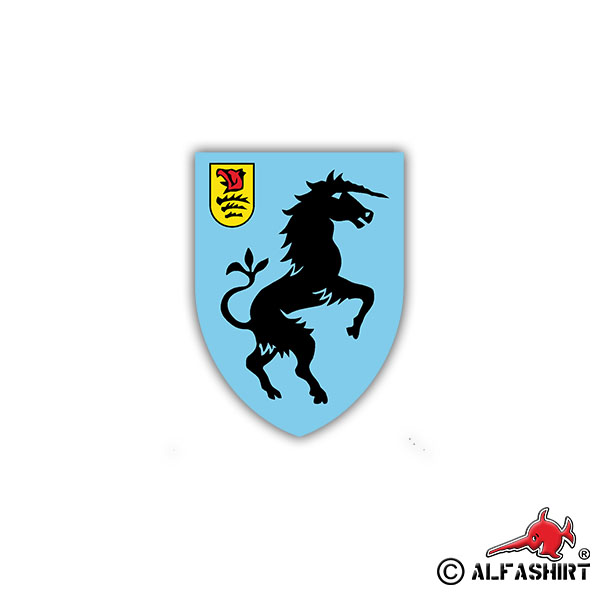 Sticker PzBtl 291 Tank Battalion BW Military Coat of Arms 6x7cm # A1020